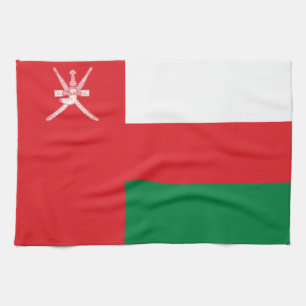 Oman Flag Geschirrtuch