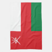 Oman Flag Geschirrtuch (Vertikal)