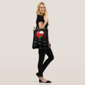 Oman Flag & Heart, Oman Flag Mode /sport Tasche (Am Model)