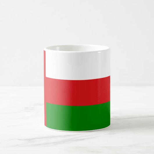 Oman Flag Kaffeetasse (Mittel)