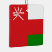 Oman Flag Keramikornament (Rechts)