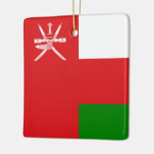 Oman Flag Keramikornament (Links)