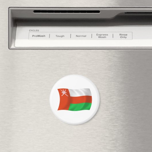 Oman Flag Magnet (In Situ (Geschirrspüler))