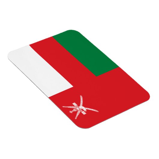Oman Flag Magnet (Rechte Seite)