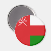 Oman Flag Magnet (Vorderseite/Rückseite)
