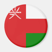 Oman Flag Magnet (Vorne)