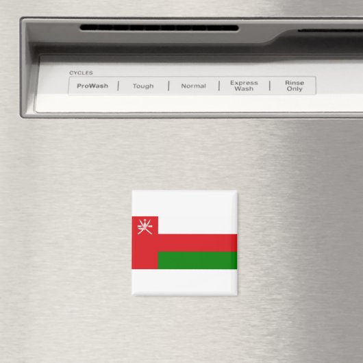 Oman Flag Magnet (In Situ (Geschirrspüler))