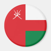 Oman Flag Magnet (Vorne)