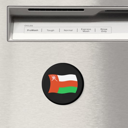 Oman Flag Magnet (In Situ (Geschirrspüler))