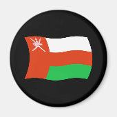 Oman Flag Magnet (Vorne)