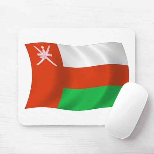 Oman Flag Mousepad (Mit Mouse)