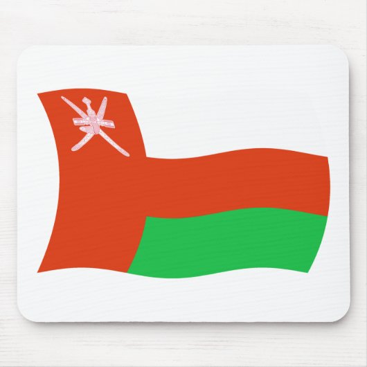 Oman Flag Mousepad (Vorne)