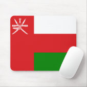 Oman Flag Mousepad (Mit Mouse)