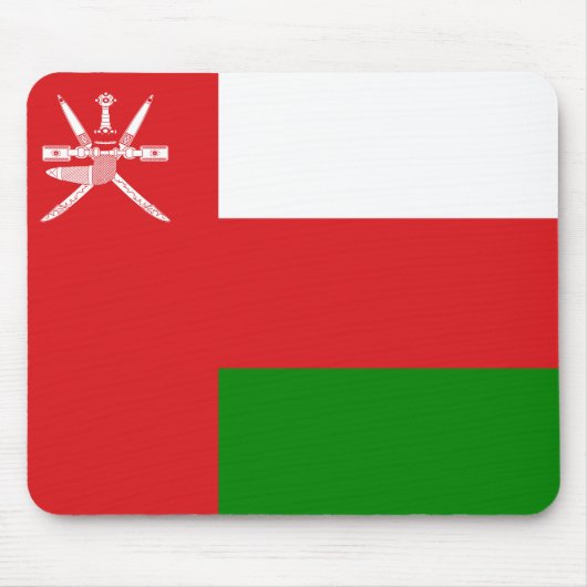Oman Flag Mousepad (Vorne)