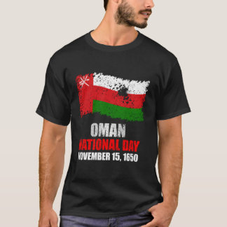 Oman Flag Omani Nationaler Tag Unabhängigkeit T-Shirt