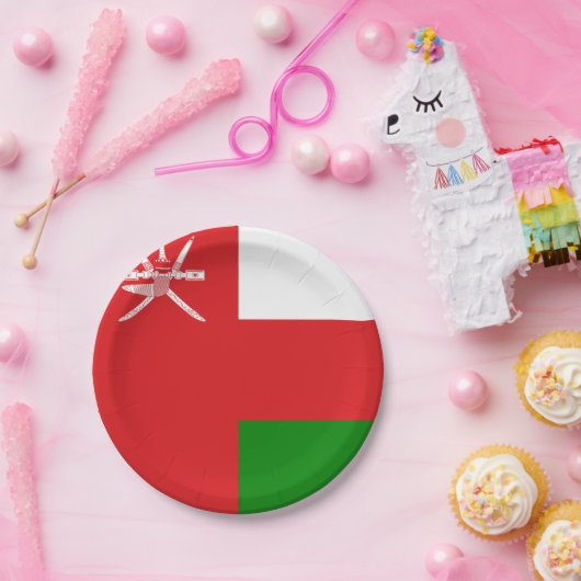 Oman Flag Pappteller (Party)