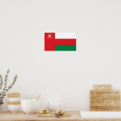 Oman Flag Poster (Küche)
