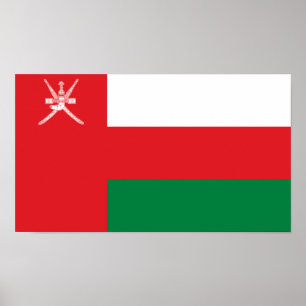 Oman Flag Poster