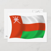 Oman Flag Postkarte (Vorne/Hinten)