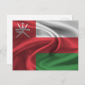 Oman Flag Postkarte (Vorne/Hinten)