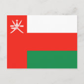 Oman Flag Postkarte (Vorderseite)