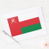 Oman Flag Rechteckiger Aufkleber (Umschlag)