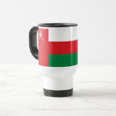Oman Flag Reisebecher (Vorderseite Links)