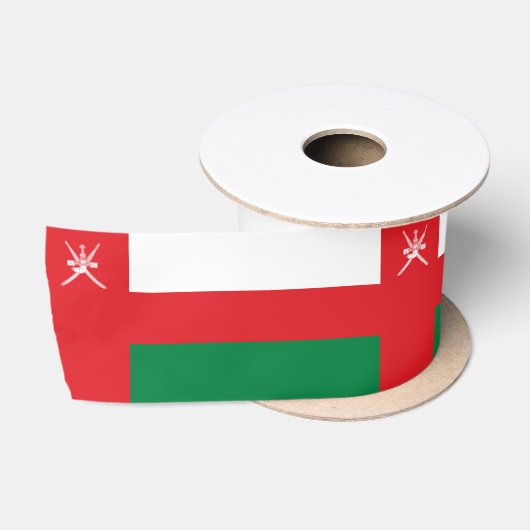 Oman Flag Satinband (Spule)