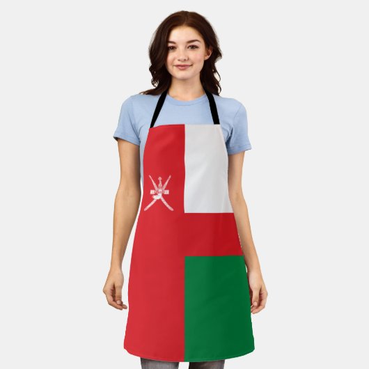 Oman Flag Schürze (Getragen)