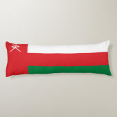 Oman Flag Seitenschläferkissen (Rückseite)