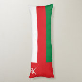 Oman Flag Seitenschläferkissen (Rückseite (Vertikal))