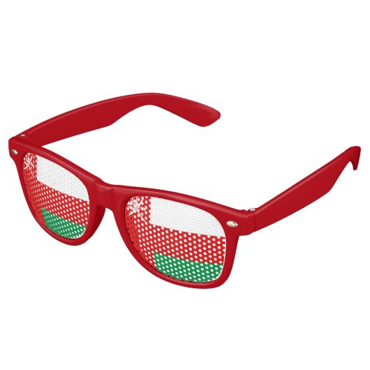Oman Flag Sonnenbrille (Schrägansicht)
