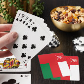 Oman Flag Spielkarten (In Situ)