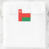 Oman Flag Sticker (Tasche)