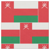 Oman Flag Stoff (Nahaufnahme)