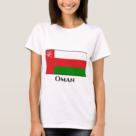 Oman Flag T-Shirt (Vorderseite)