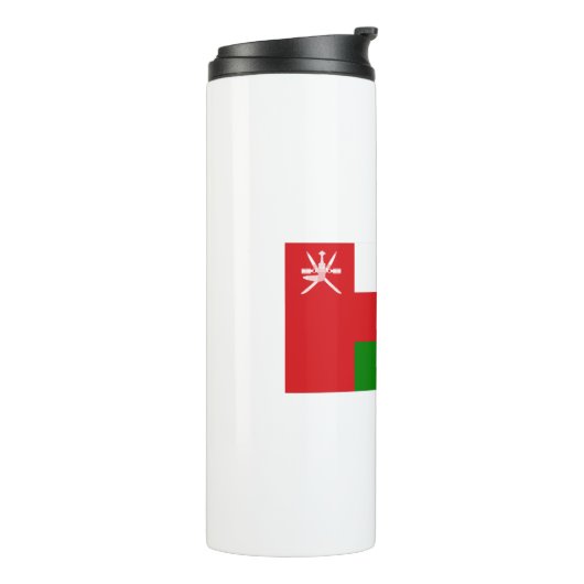 Oman Flag Thermosbecher (Nach links gedreht)