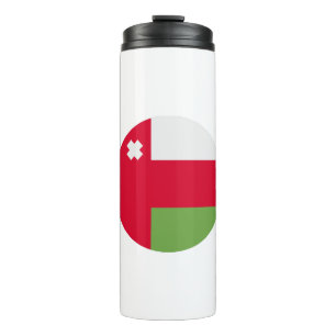 Oman Flag Thermosbecher