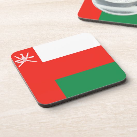 Oman Flag Untersetzer (Linke Seite)