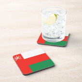 Oman Flag Untersetzer (Rechte Seite)