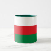 Oman Flag Zweifarbige Tasse (Mittel)