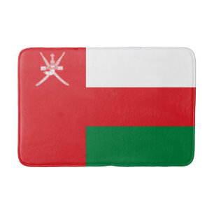 Oman-Flagge Badematte