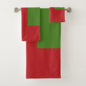 Oman-Flagge Badhandtuch Set (Insitu)