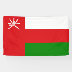 Oman-Flagge Banner