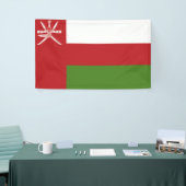 Oman-Flagge Banner (Messeveranstaltung)