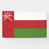Oman-Flagge Banner (Horizontal)