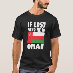 Oman-Flagge Design Wenn verloren, schicken Sie mic T-Shirt