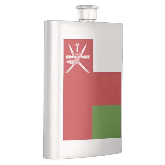 Oman-Flagge Flachmann (Rechts)