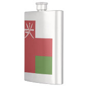 Oman-Flagge Flachmann (Links)