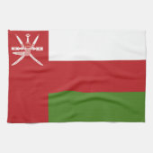 Oman-Flagge Geschirrtuch (Horizontal)